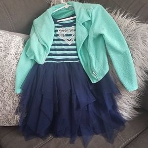 Girls dress with jacket